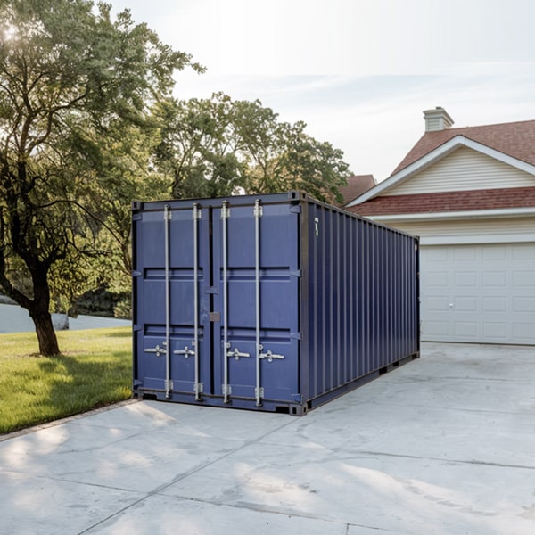 we offer delivery of residential storage containers to your preferred location